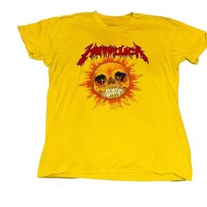Vibrant Yellow Graphic Tee